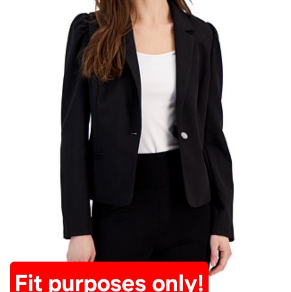 INC Black Long sleeve Blazer